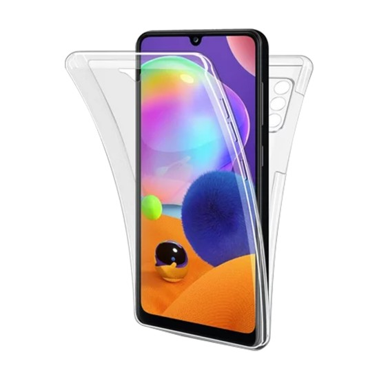 Capa de Silicone 360º para Samsung Galaxy A31 Transparente